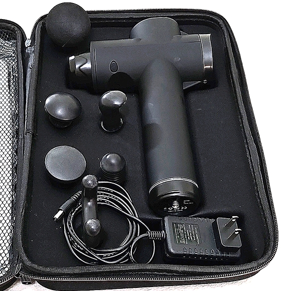 Massage Gun with accessories and charger - Picture 1 of 6